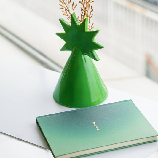 Vase Étoile Polaire Verte Helio Ferretti Vue 1