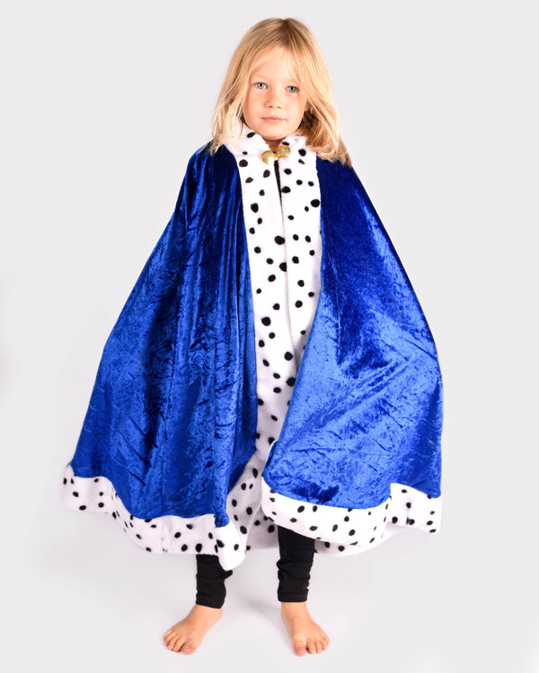 The King Cape Blue Velvet (4-8 ans)