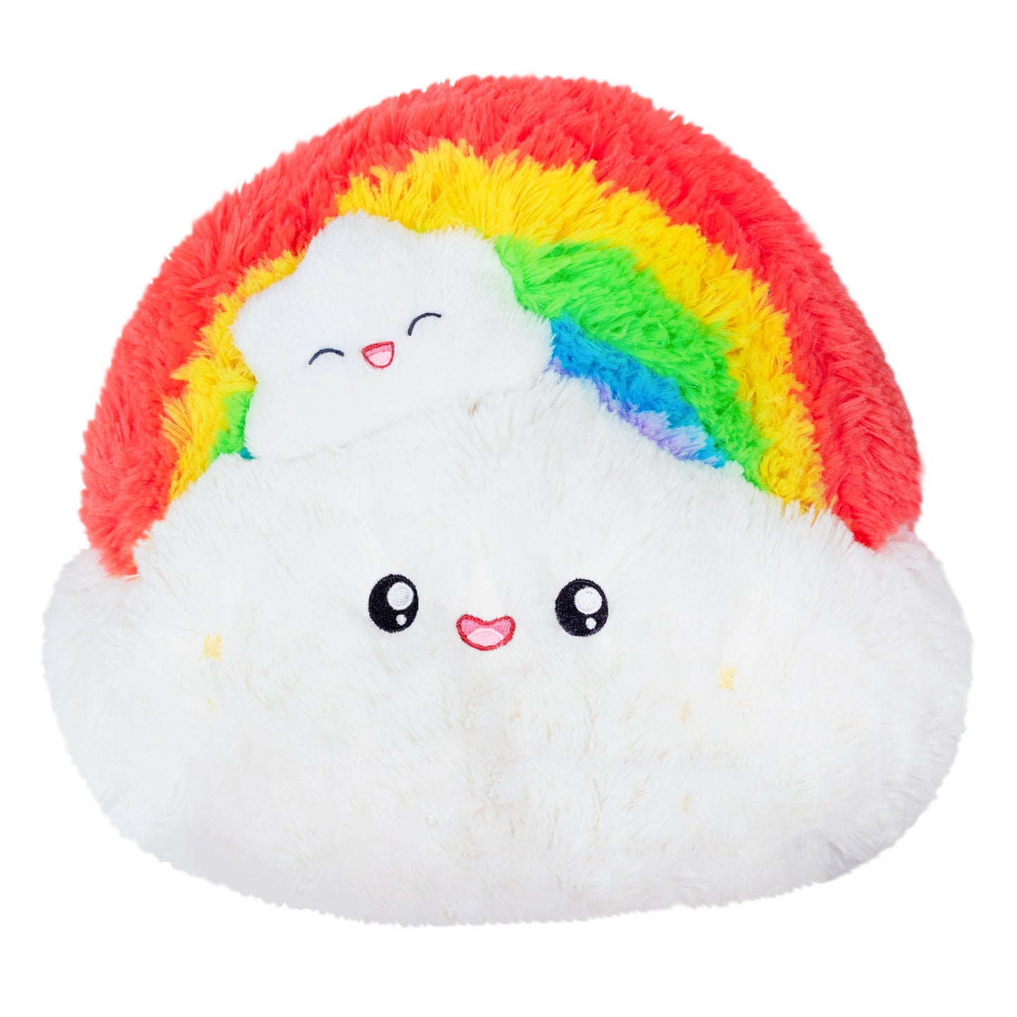 Mini regenboog knuffelbaar pluche
