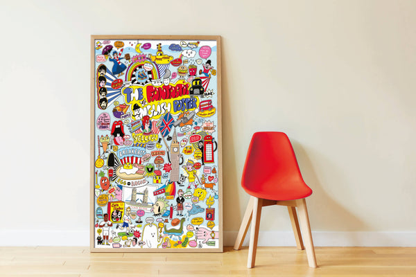 Anglais - Poster en stickers - Discovery 7 +