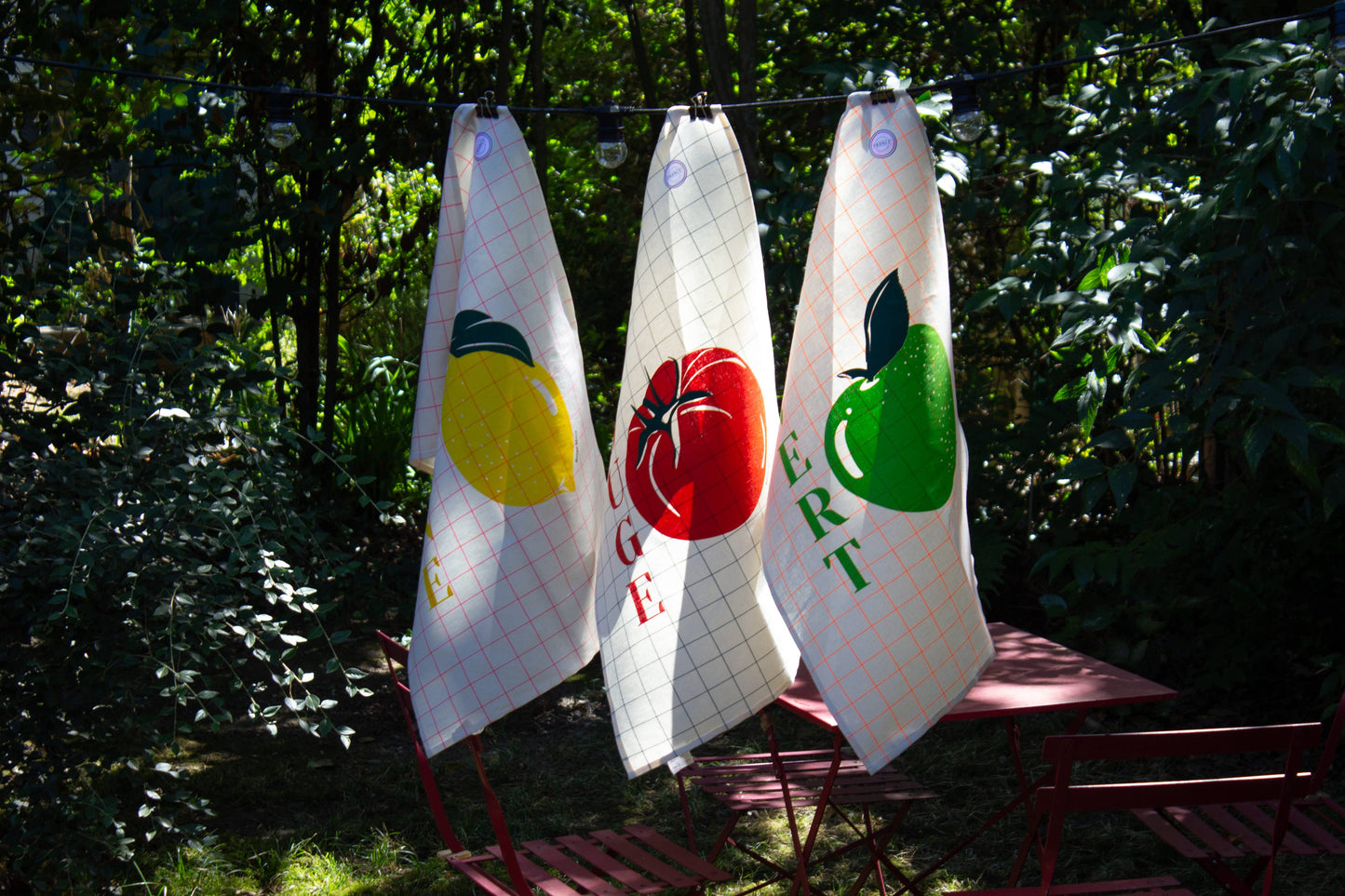 Lemon Yellow Tea Towel