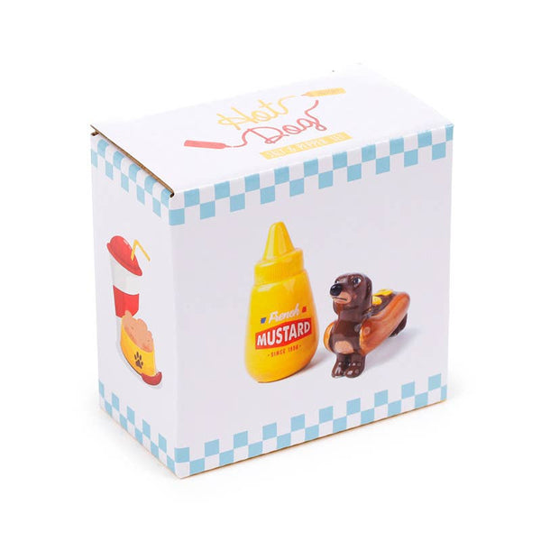 Sel et poivre Teckel Hot Dog et Moutarde