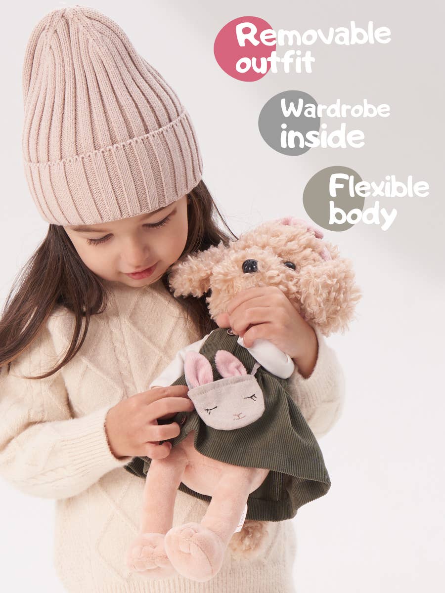 Fendi Lucky Dog-pop: Reis naar Parijs - 38 cm