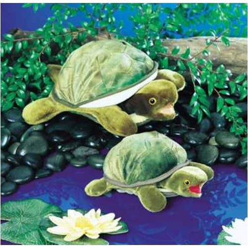 Marionnette à main Tortue/Tortue 2021 Folkmanis réaliste