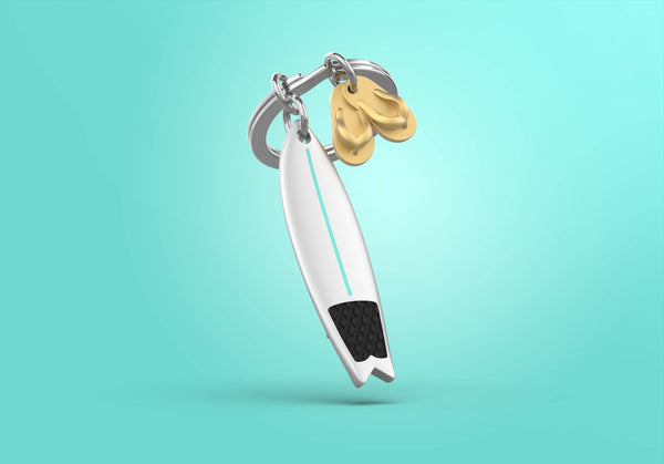 Surfplank sleutelhanger