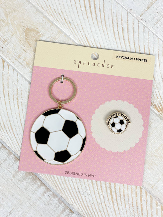 Sports Keychain and Pin Sets