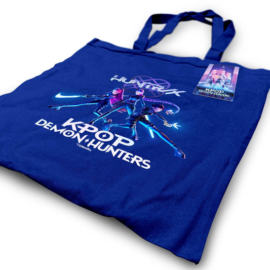 Tote bag Bleu Marine K-POP Demon Hunters - Trio