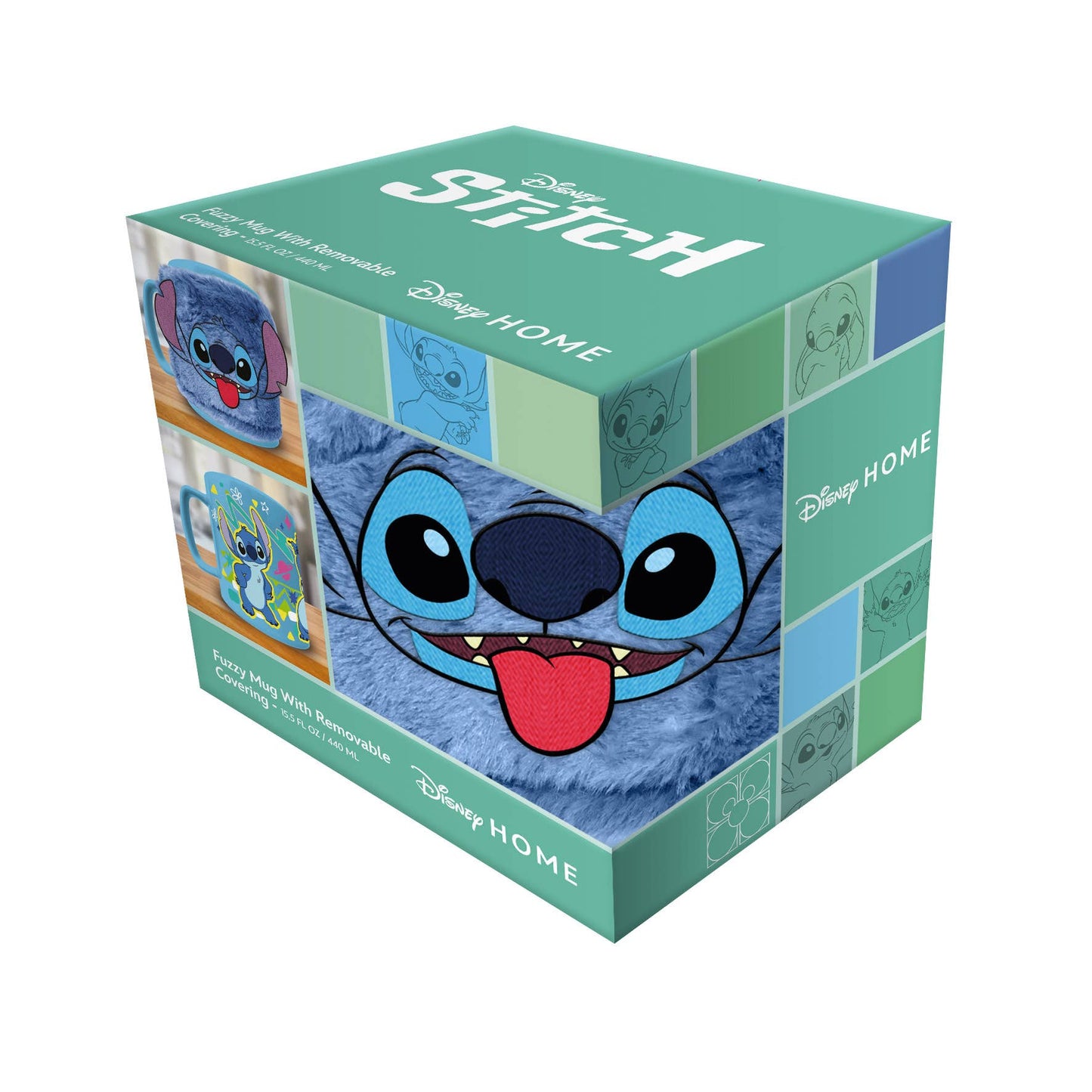 Fuzzy Lilo & Stitch Mug - Stitch Face