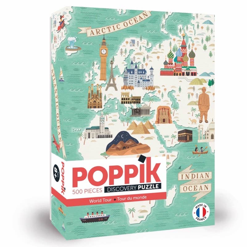 Puzzel - Rond de wereld - 500 stukjes