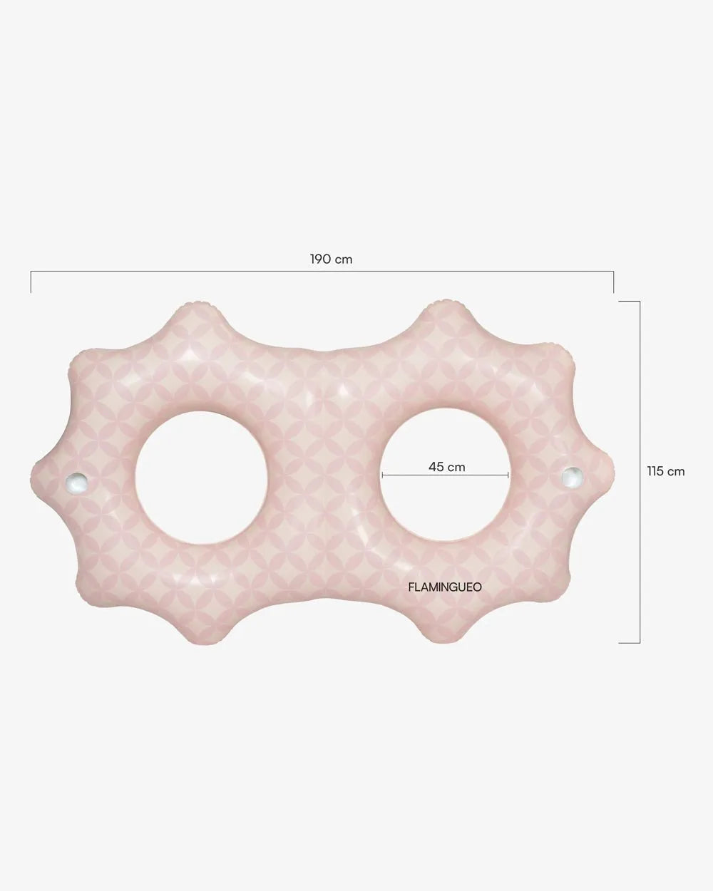 Flotador donut doble rosa - CIAO