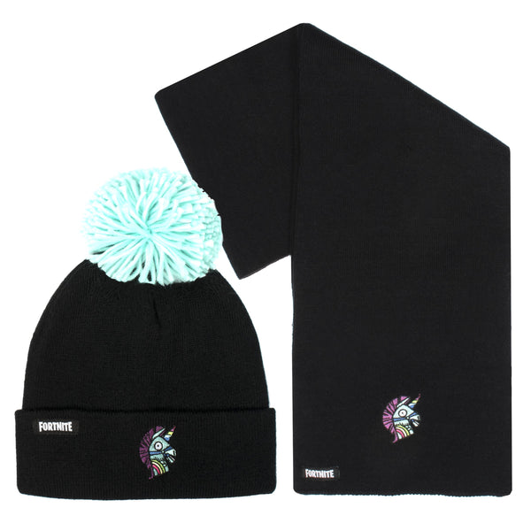 FORTNITE Hat & Scarf Set - Llama