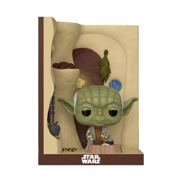Pop! Nooks Yoda in His Hut - vue officielle Funko 1