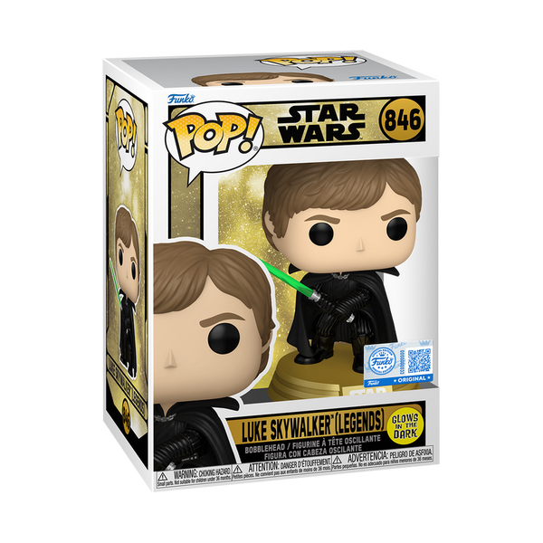 Pop! Luke Skywalker (Legends) (Glow) #846 - vue 2