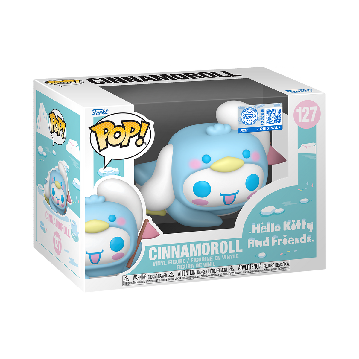 Pop! Cinnamoroll en Pingouin - packaging officiel