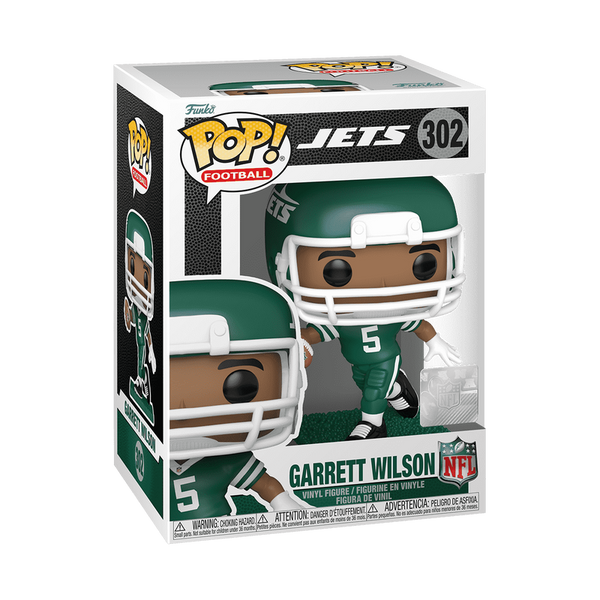 Pop! Garrett Wilson (Tenue Verte et Blanche) - packaging officiel