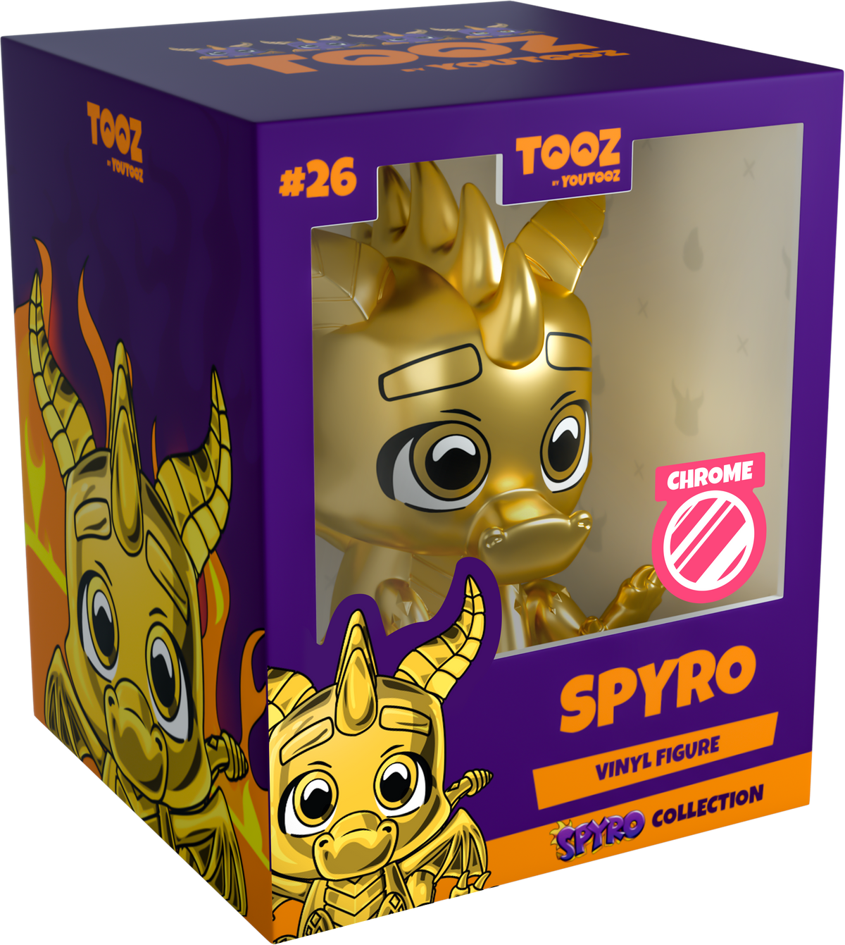 Figurine Spyro Gold Chrome
