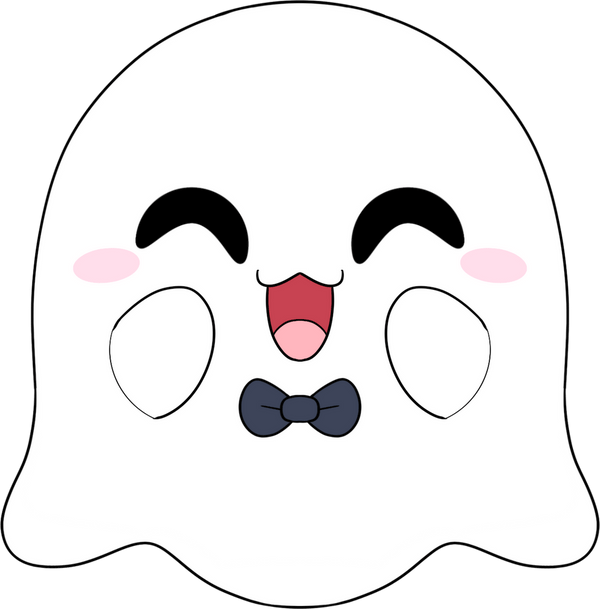 Halloween Ghost Stickie (6in)
