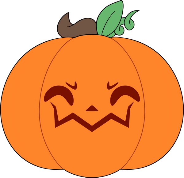 Halloween Pumpkin Stickie (6in)