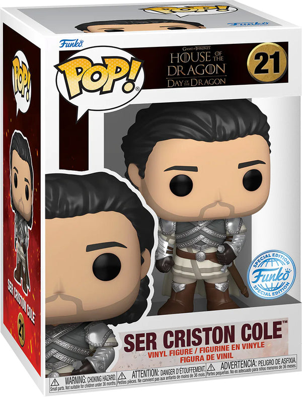 Funko Pop! Ser Criston Cole tenant Épée – Game Of Thrones