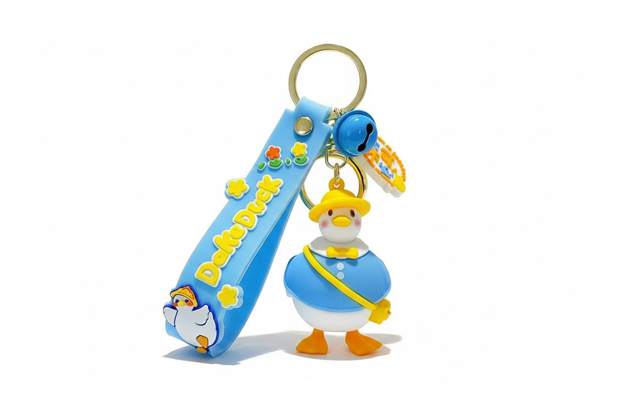 Porte Clés Canard Blanc