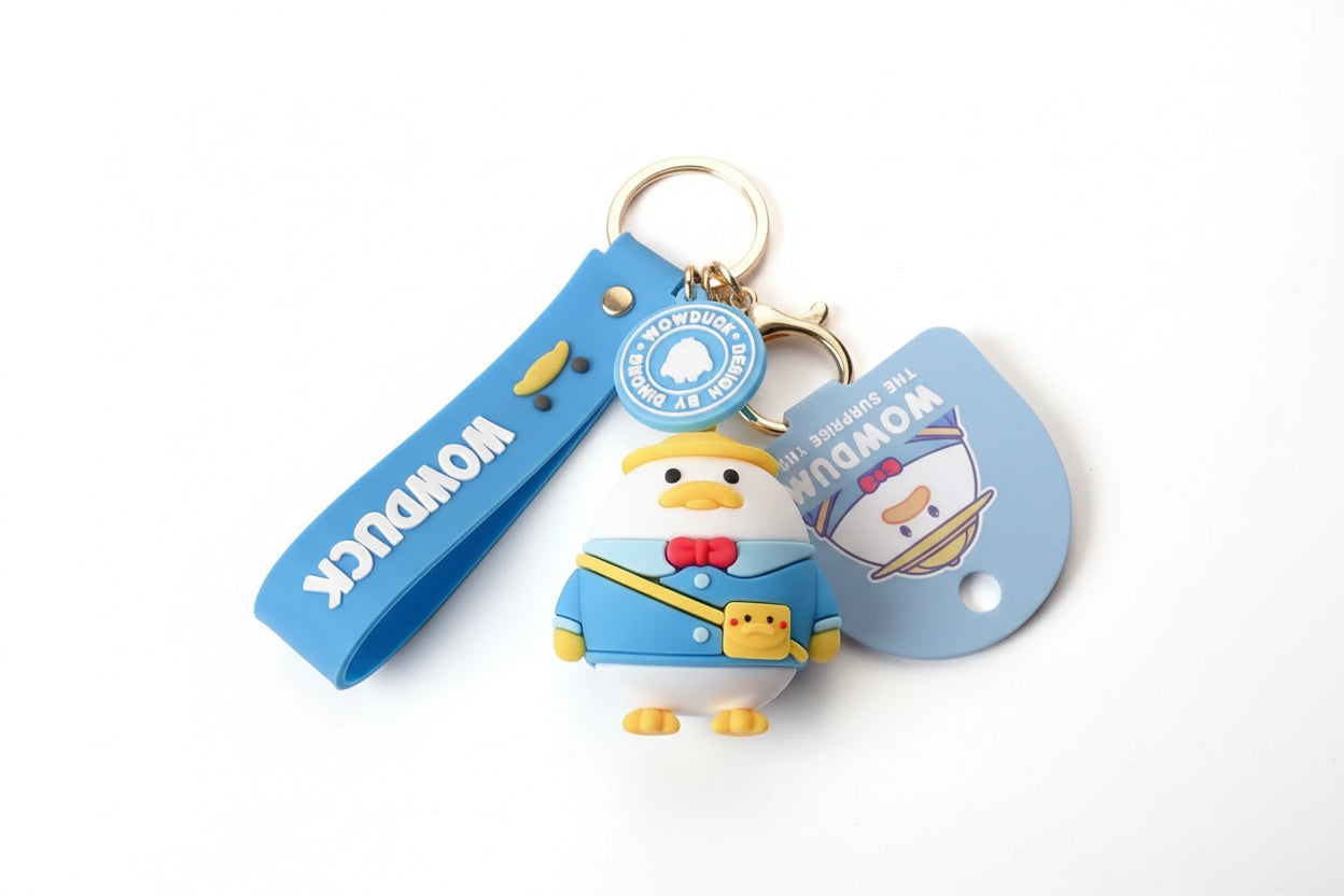 Porte Clés Canard Écolier