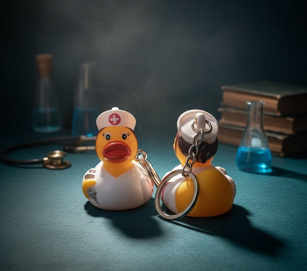 Porte-clés Canard Infirmière Dutch Ducky