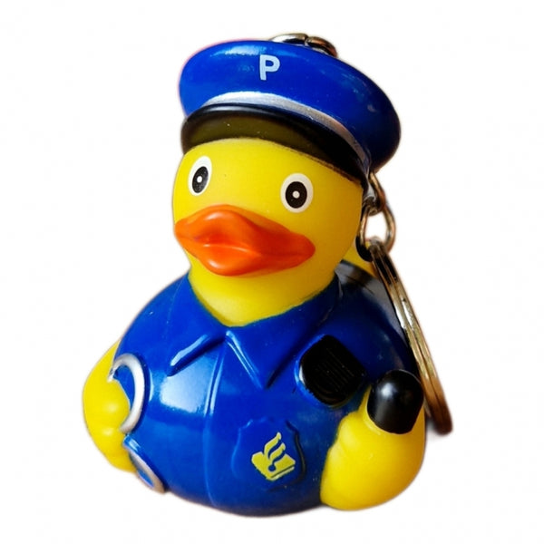 Porte-clés Canard Policier