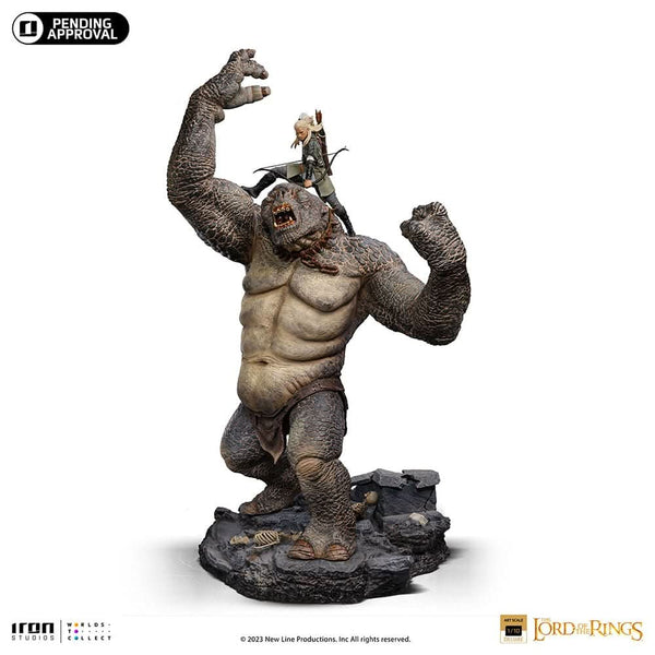 Statue Legolas vs Cave Troll - The Lord of the Rings - BDS Art Scale 1/10