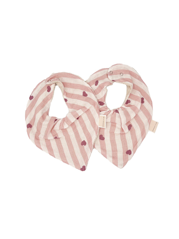 Lot de 2 bavoirs bandana - MAEL