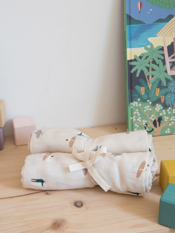 Set of 2 swaddles - GASPARD