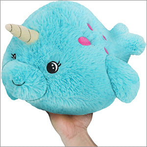 Peluche Mini Squishable – Bébé Narval