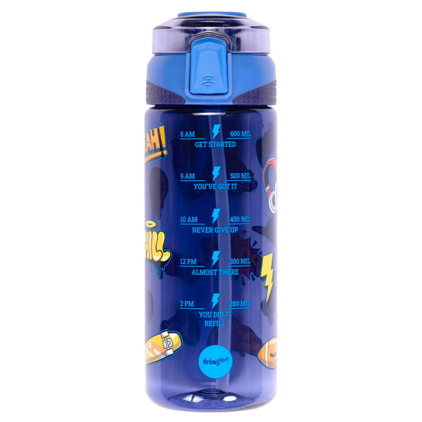 Gourde – Straw Bottle – Navy Doodle