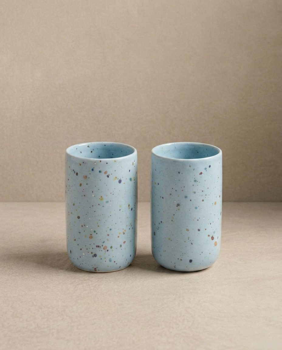 New Party Mug Long 330ml Bleu Doux