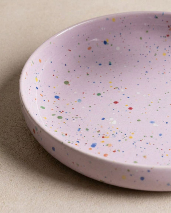 New Party Low Pasta Plate 23cm Lilac