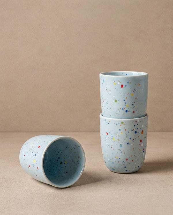 New Party Medium Cup 220ml Soft Blue