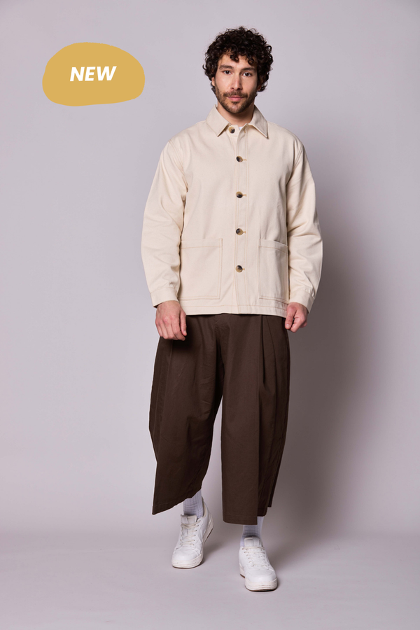 Veste mixte Marcel Écru