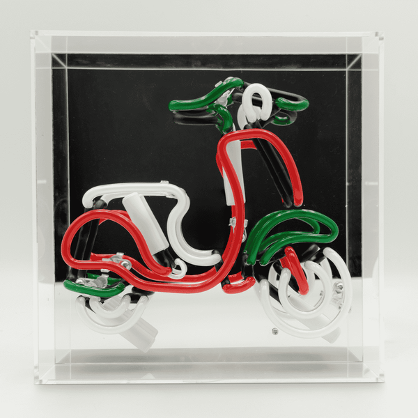 'Scooter' Neon Box Sign