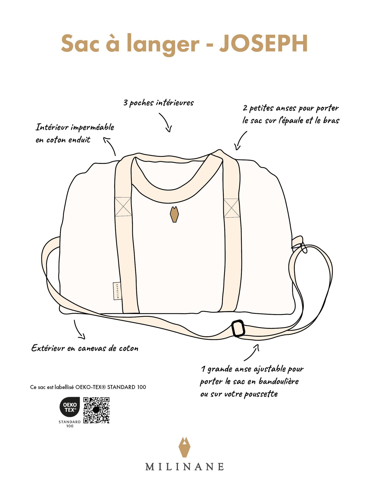 Sac à langer - JOSEPH