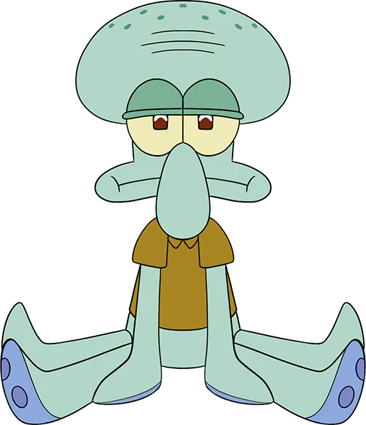 squidward sit plush youtooz