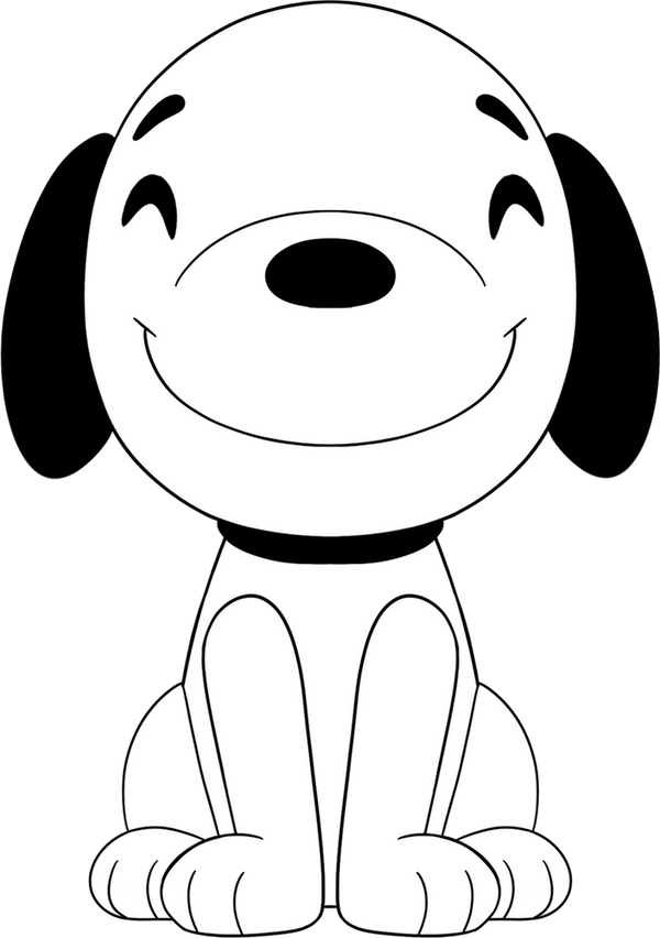 Snoopy Sit Plush (9in)