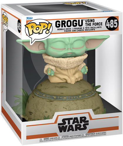 Pop! Deluxe Grogu utilisant la Force