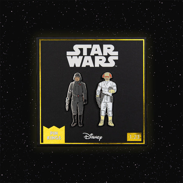 Pin's Star Wars Set 1.23 – Commandant AT-AT et Pilote de Cloud Car