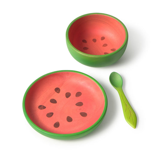 Wally The Watermelon Dinnerware 3 Pieces Set