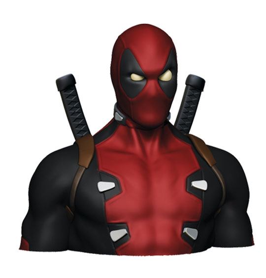 Deadpool spaarpot in blisterverpakking