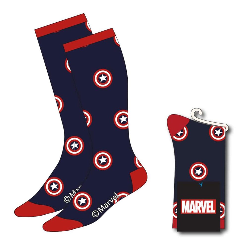 Avengers Socks - Captain America Shield
