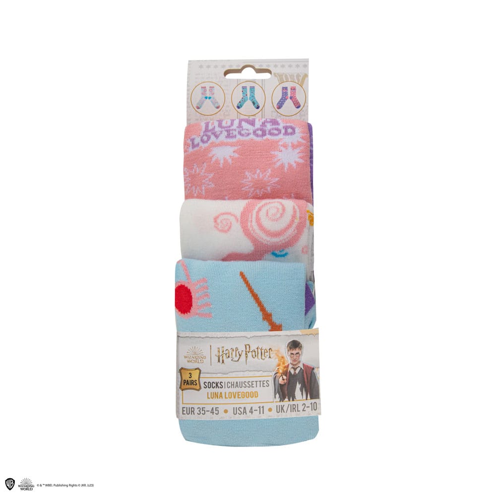 Harry Potter 3-Pack Socks - Luna Lovegood