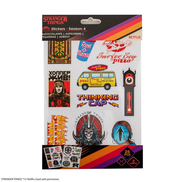 Stranger Things Stickers - Season 4