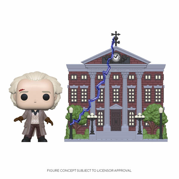 Funko Pop! Town Doc avec Horloge – Retour vers le futur