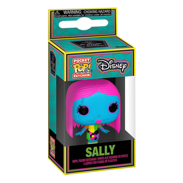 Funko Pop! Keychain Sally (Black Light) – L'Étrange Noël de monsieur Jack