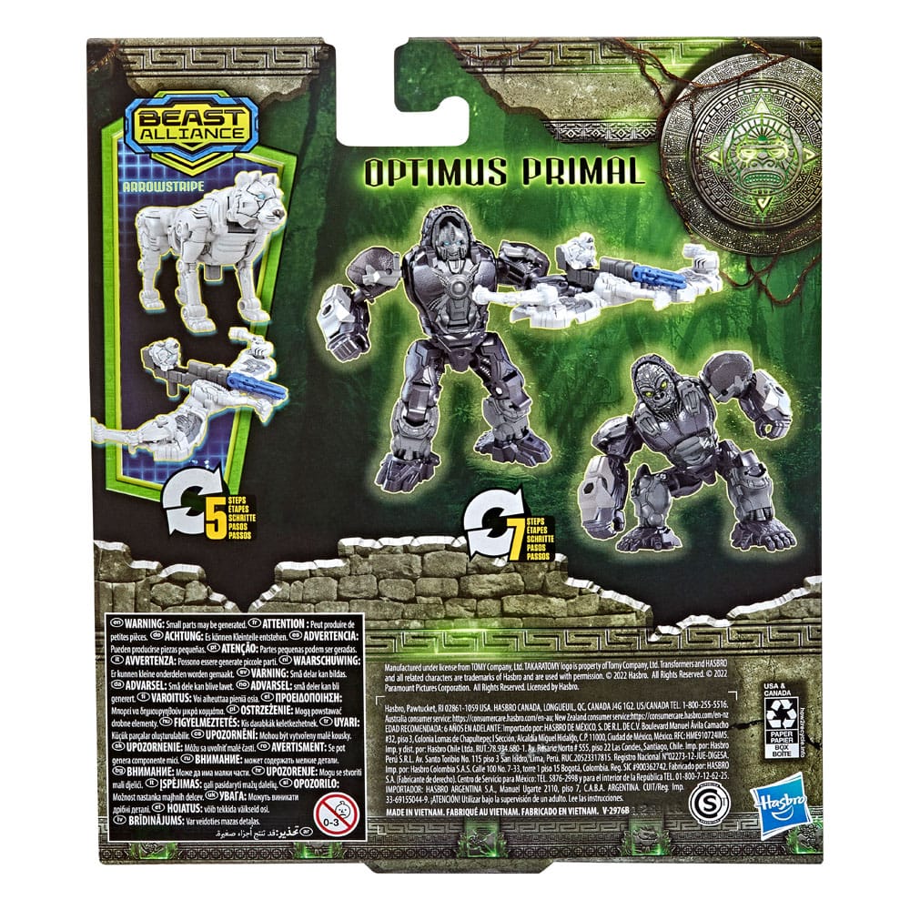 Transformers Beast Alliance Weaponizer Optimus Primal & Arrowstripe